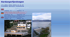 Desktop Screenshot of hardangerfjordvegen.com